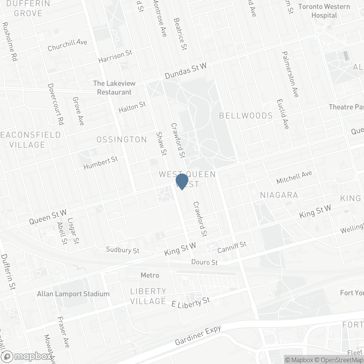 208 - 993 QUEEN STREET W, Toronto, Ontario M6J 1H2